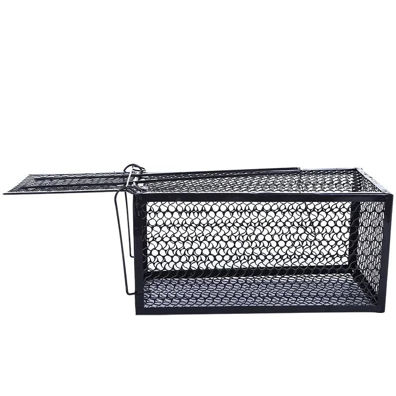 Smart Self-locking Mousetrap Safe Firm Iron Net Household Mouse Catcher Metal Reusable Humane Indoor Outdoor Rat Trap Rat Cage