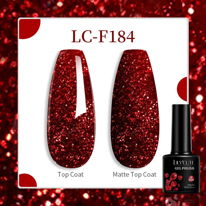LILYCUTE 129-Color Gel Nail Polish 7ml
