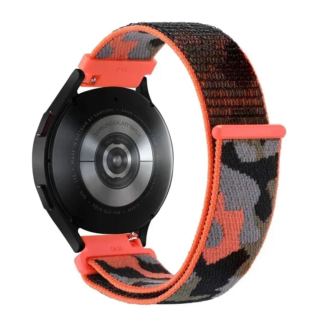 20mm 22mm Nylon Loop Strap For Garmin Forerunner 55 165 265 965 255 Active 5/Vivomove Trend/Vivoactive 5/Venu 3/2 Bracelet Belt