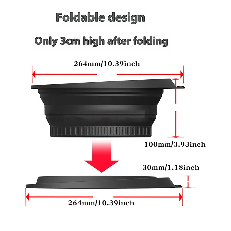 Large Foldable Silicone Bowl For Face Ice Bath And Home Skincare Routine Portable Face Dipping Bowl For Women And Girls