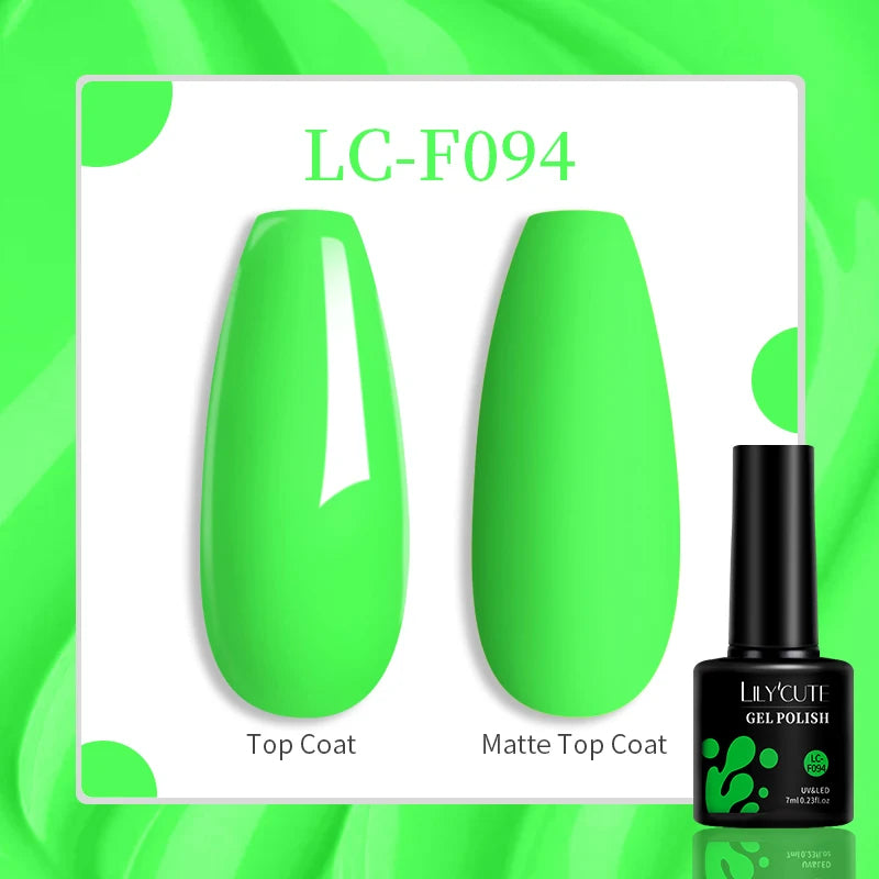 LILYCUTE 129-Color Gel Nail Polish 7ml