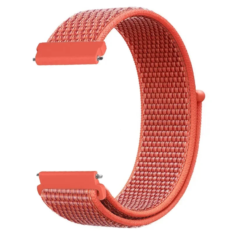 20mm 22mm Nylon Loop Strap For Garmin Forerunner 55 165 265 965 255 Active 5/Vivomove Trend/Vivoactive 5/Venu 3/2 Bracelet Belt