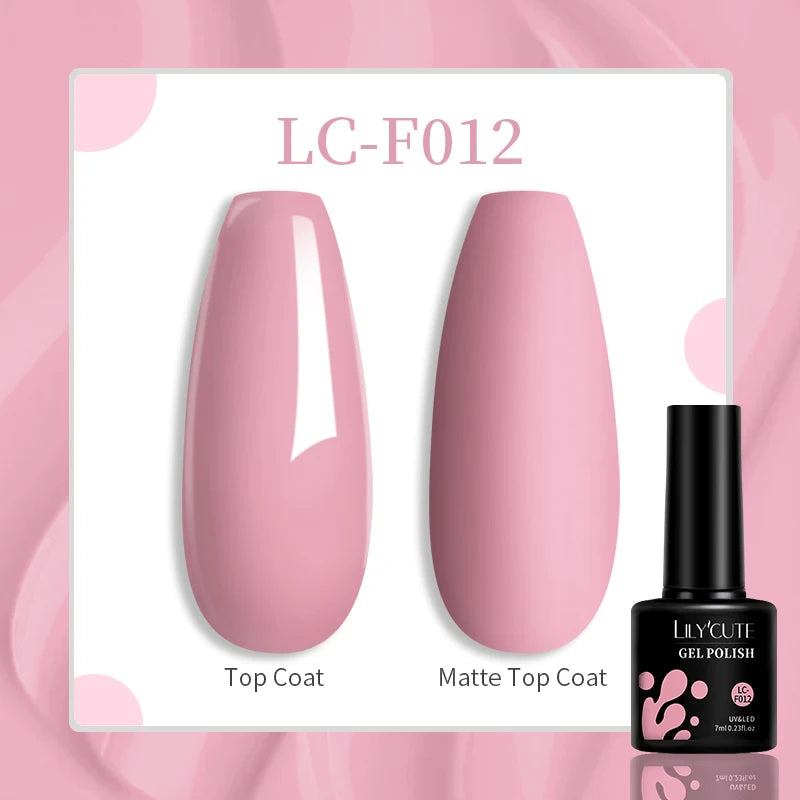 LILYCUTE 129-Color Gel Nail Polish 7ml