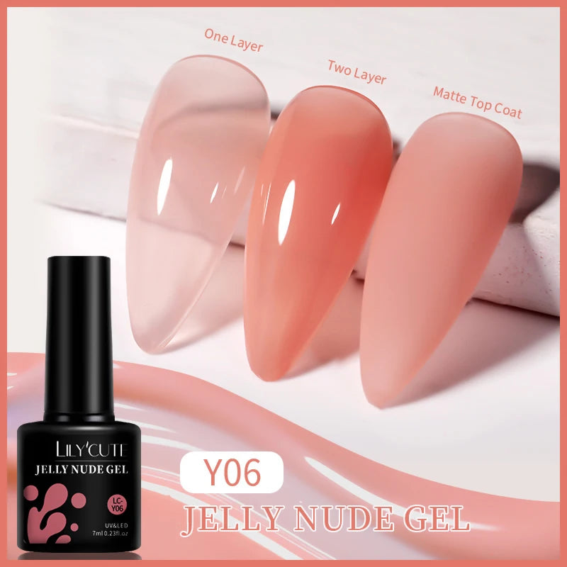 LILYCUTE 129-Color Gel Nail Polish 7ml