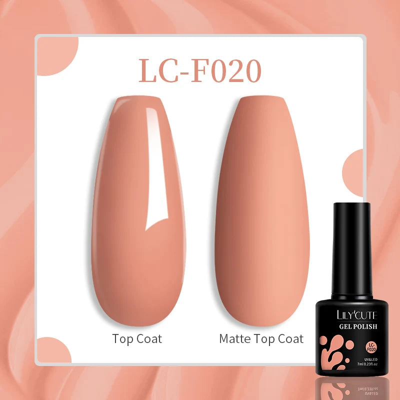 LILYCUTE 129-Color Gel Nail Polish 7ml