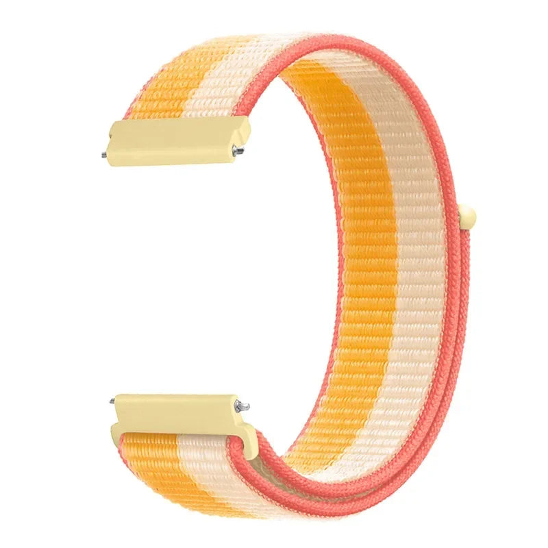 20mm 22mm Nylon Loop Strap For Garmin Forerunner 55 165 265 965 255 Active 5/Vivomove Trend/Vivoactive 5/Venu 3/2 Bracelet Belt