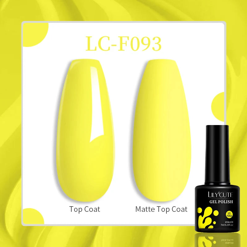 LILYCUTE 129-Color Gel Nail Polish 7ml
