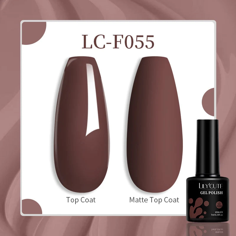 LILYCUTE 129-Color Gel Nail Polish 7ml