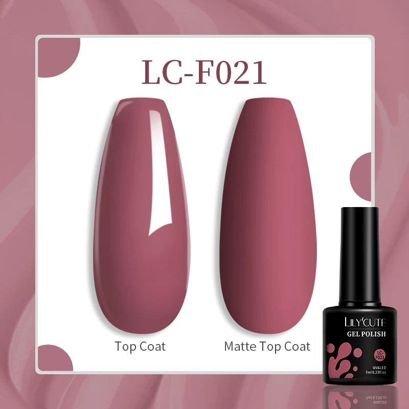 LILYCUTE 129-Color Gel Nail Polish 7ml
