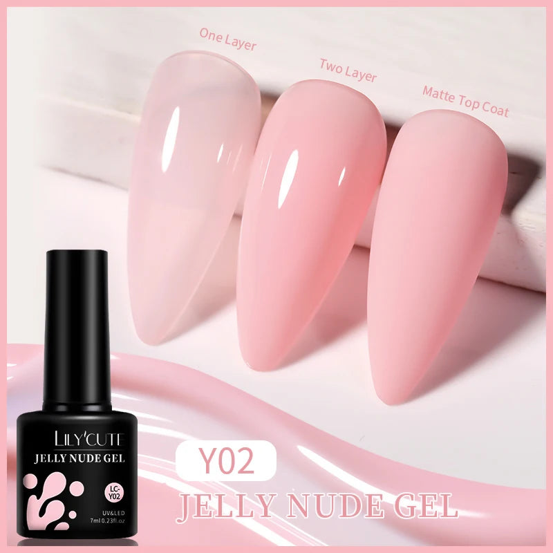 LILYCUTE 129-Color Gel Nail Polish 7ml