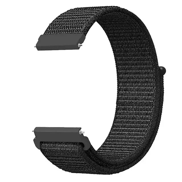 20mm 22mm Nylon Loop Strap For Garmin Forerunner 55 165 265 965 255 Active 5/Vivomove Trend/Vivoactive 5/Venu 3/2 Bracelet Belt