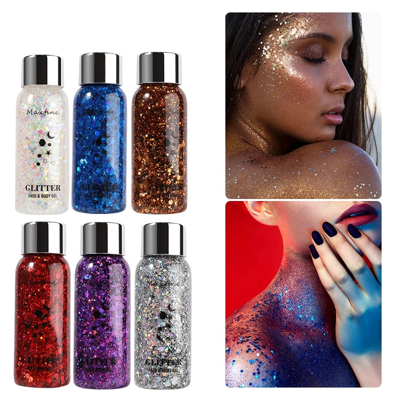 Eye Glitter Hair Body Art Glitter Body Multi-functional Makeup Decoration Party Festival