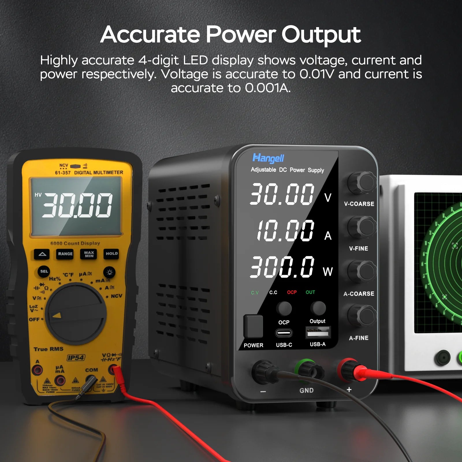 DC Lab Power Supply | 30V–120V Adjustable Voltage Regulator | Bench Switching Power Supply
