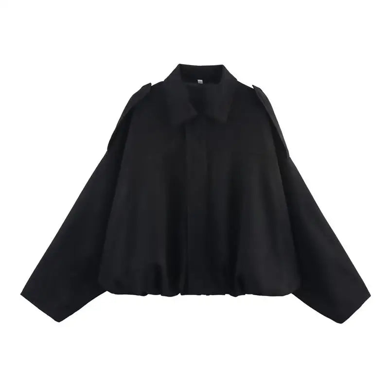 Autumn Jackets Women's 2025 New Fashion Autumn Elegant Loose Long Sleeve Women's Warm Coats Chic Street Youth Casual Jackets