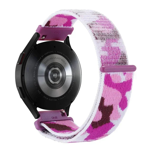 20mm 22mm Nylon Loop Strap For Garmin Forerunner 55 165 265 965 255 Active 5/Vivomove Trend/Vivoactive 5/Venu 3/2 Bracelet Belt