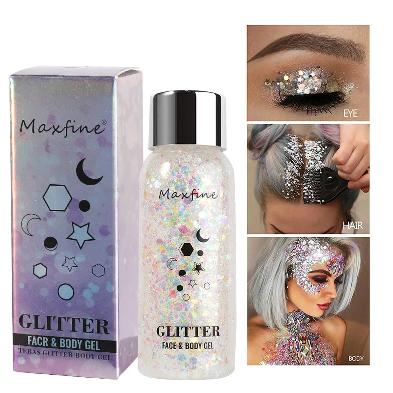 Eye Glitter Hair Body Art Glitter Body Multi-functional Makeup Decoration Party Festival