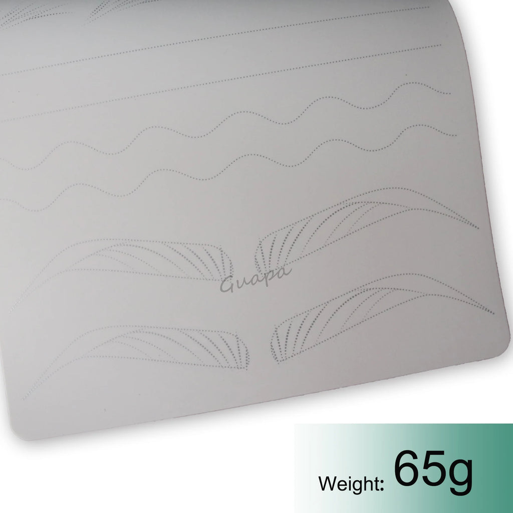 New Hair Stroke Pattern Practice Pad Double Sided Best Nano Brows Silicone Practice Skin For Permanent Makeup Basic Hair Stroke
