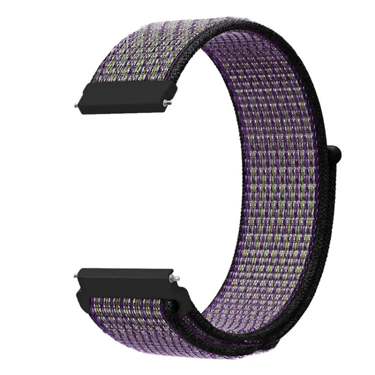 20mm 22mm Nylon Loop Strap For Garmin Forerunner 55 165 265 965 255 Active 5/Vivomove Trend/Vivoactive 5/Venu 3/2 Bracelet Belt