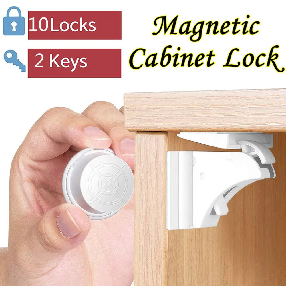 invisible Magnetic Child Safety Locks - Protect Kids in Seconds