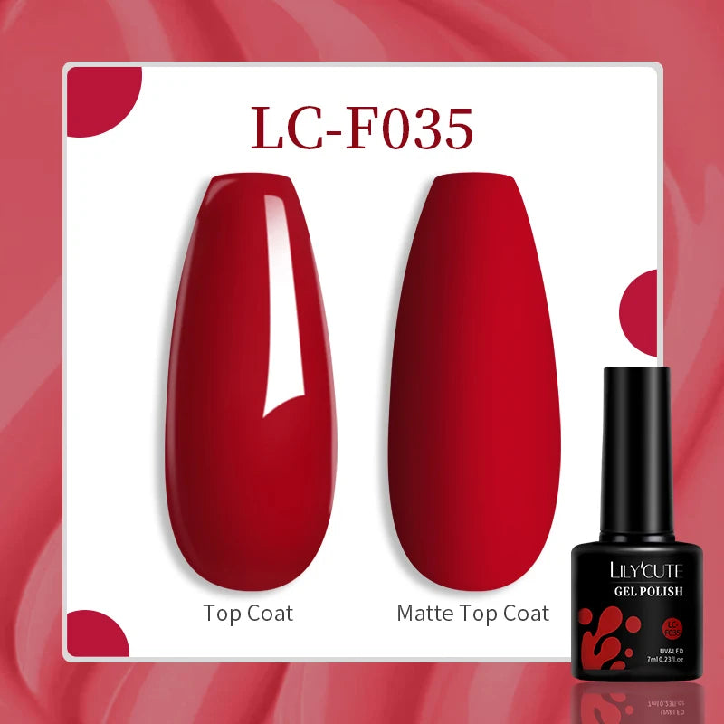 LILYCUTE 129-Color Gel Nail Polish 7ml