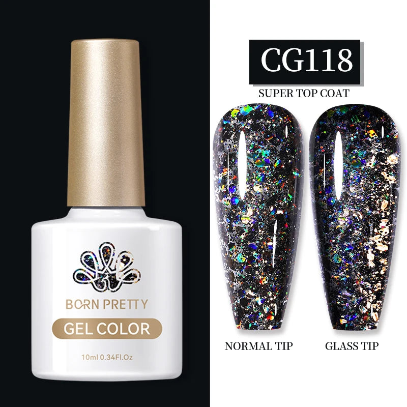BORN PRETTY 10ml Gel Nail Polish Gel 130 Colors Semi Permanent Solid Nail Gel Varnish Soak Off UV Gel for Base Top Coat