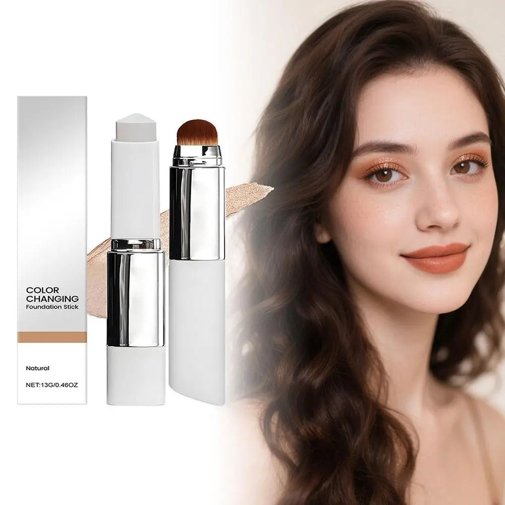 2-in-1 Color-Changing Foundation Stick – Lightweight, Moisturising & Natural Finish