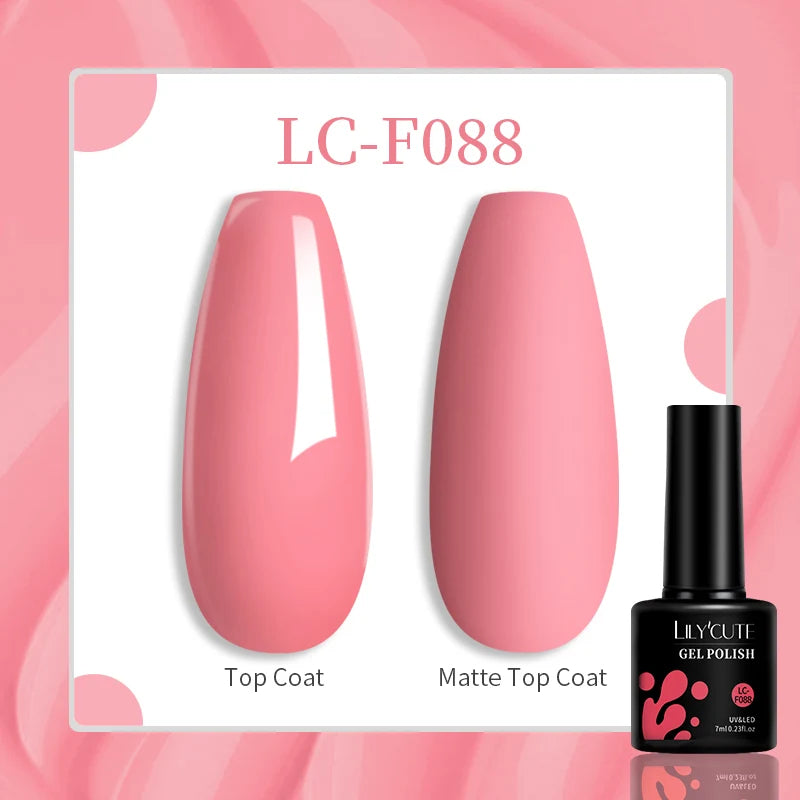 LILYCUTE 129-Color Gel Nail Polish 7ml
