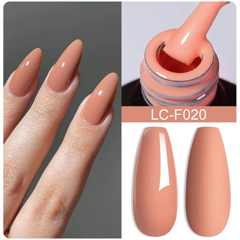 LILYCUTE 15ML Quick Extension Gel Nail Polish Milky White Clear Pink Color French Manicure Finger Prolong Nail Hard Gel Varnish
