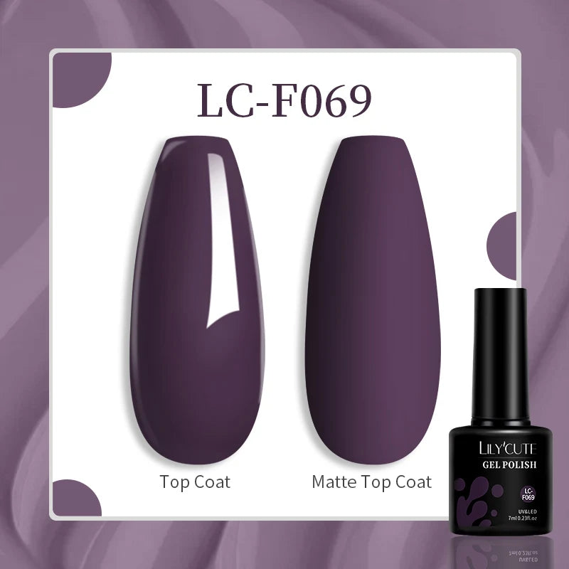 LILYCUTE 129-Color Gel Nail Polish 7ml