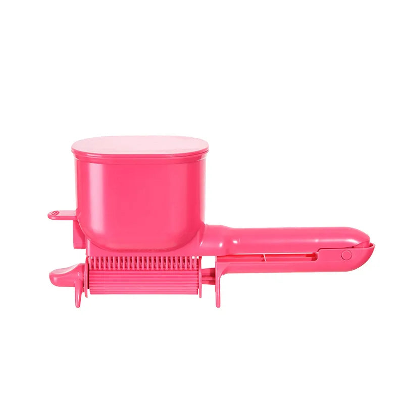 1pcs Professional Hair Dyeing Tool -2-in-1  Automatic Roller Comb Dye Salon Hair Care Plastic Salon Hairdressing Tool