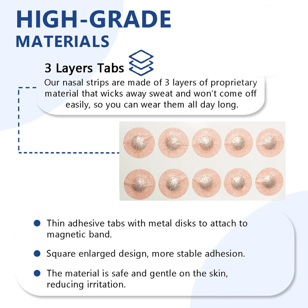 Nasal breathing dilators Magnetic Nasal Strips Increase Air Improve Sleep Quality Reduce Snoring
