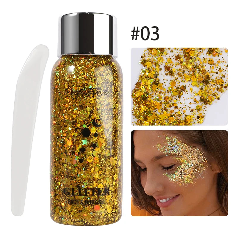 Eye Glitter Hair Body Art Glitter Body Multi-functional Makeup Decoration Party Festival