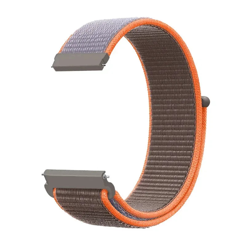 20mm 22mm Nylon Loop Strap For Garmin Forerunner 55 165 265 965 255 Active 5/Vivomove Trend/Vivoactive 5/Venu 3/2 Bracelet Belt