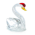 Creative Crystal Swans Ornaments Desktop Decoration Miniature Gift Diamond Swans Crafts Small Statue Elegant
