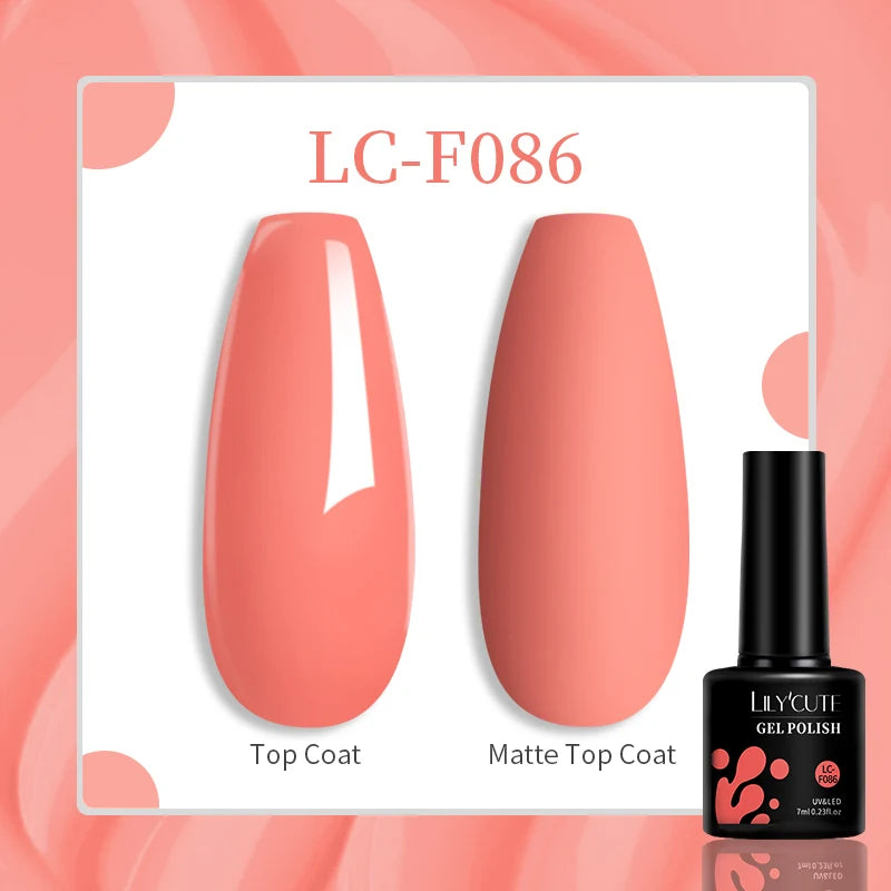 LILYCUTE 129-Color Gel Nail Polish 7ml