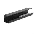 Under Desk Cable Management Tray Self Adhesive Cord Organizer Flame Retardant Under Desk Cable Shelf for Power Strip Adapter