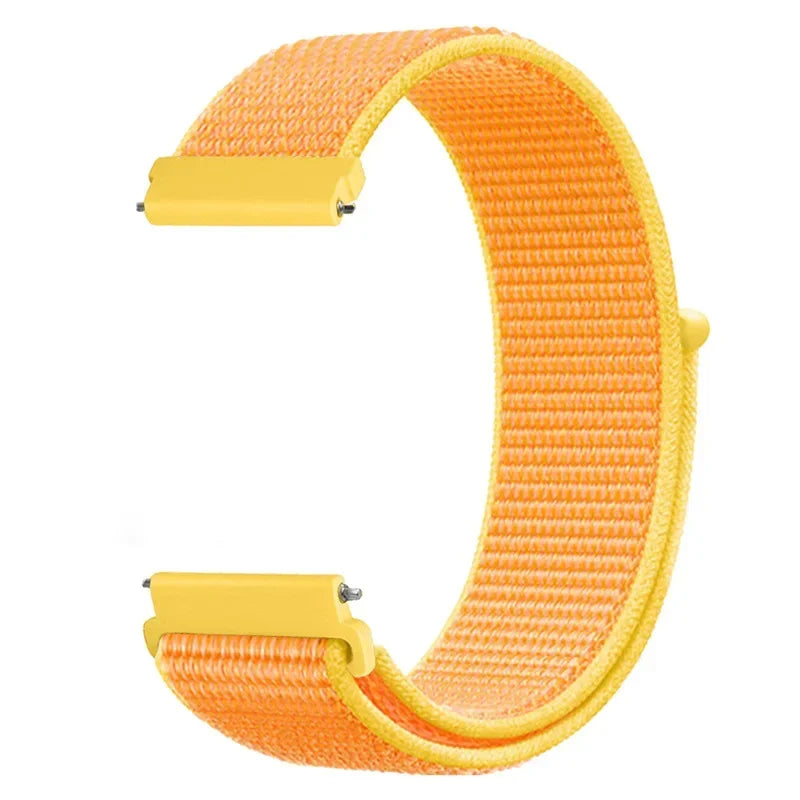20mm 22mm Nylon Loop Strap For Garmin Forerunner 55 165 265 965 255 Active 5/Vivomove Trend/Vivoactive 5/Venu 3/2 Bracelet Belt