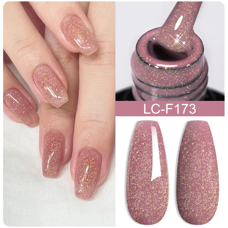 LILYCUTE 15ML Quick Extension Gel Nail Polish Milky White Clear Pink Color French Manicure Finger Prolong Nail Hard Gel Varnish