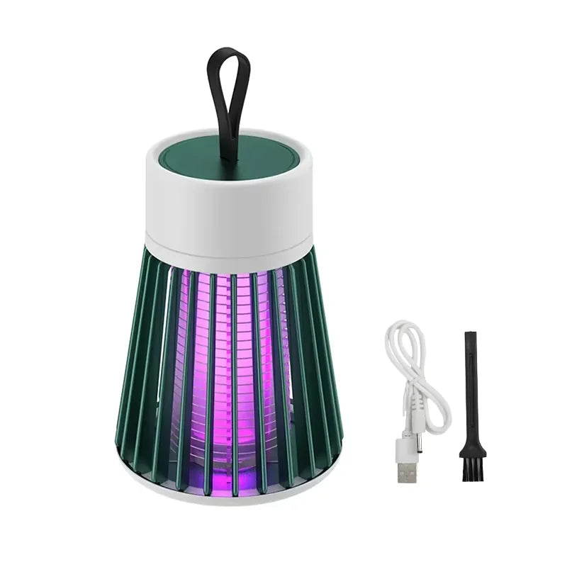 Electric mosquito killer lamp, 2-in-1 insect trap, USB, with LED light, for bedroom, outdoor camping, wasps, mosquitoes