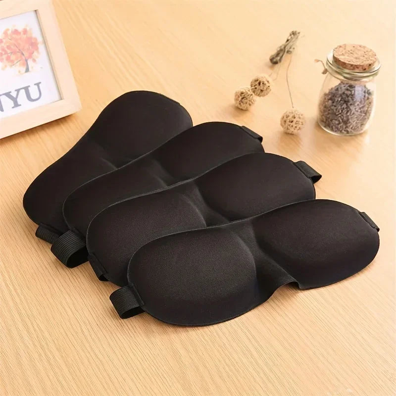 3D Sleeping Mask Eyepatch Block Out Light Soft Paded Sleep Rest Relax Aid Cover Patch Blindfold Face Shade Eyeshade Eyes Patchs