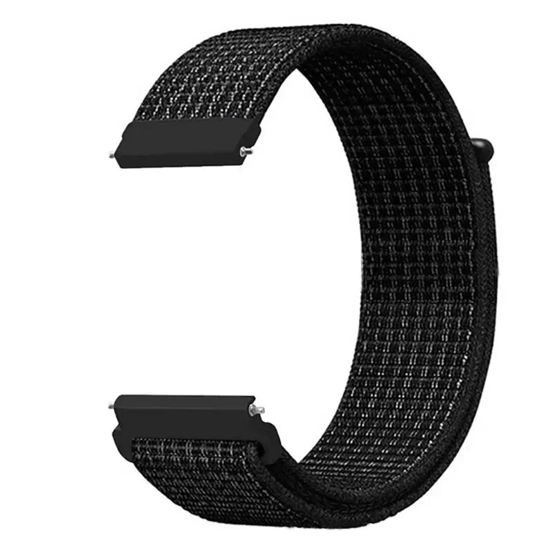 20mm 22mm Nylon Loop Strap For Garmin Forerunner 55 165 265 965 255 Active 5/Vivomove Trend/Vivoactive 5/Venu 3/2 Bracelet Belt