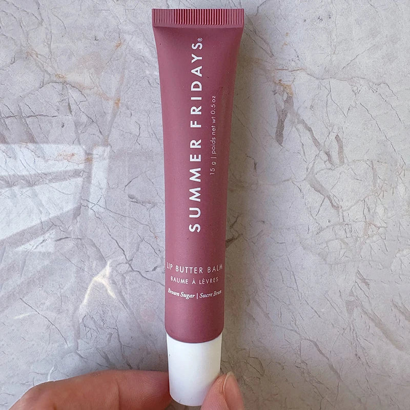 Original Summer Fridays Polypeptide Butter Lip Balm Liquid Hydrating Moisturizing Lip Gloss Cosmetics Lipstick Cosmetic Lip Care
