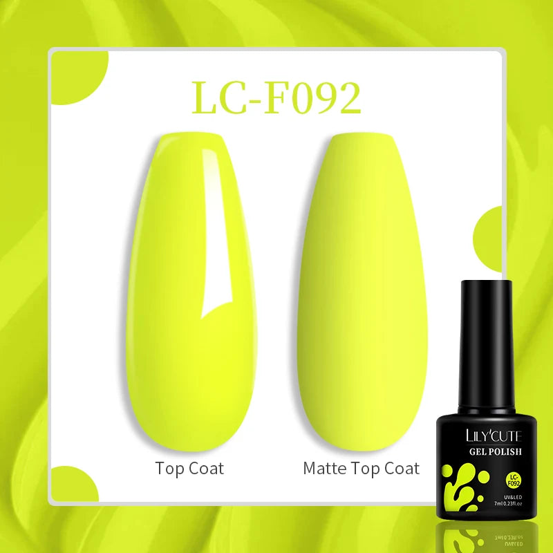 LILYCUTE 129-Color Gel Nail Polish 7ml