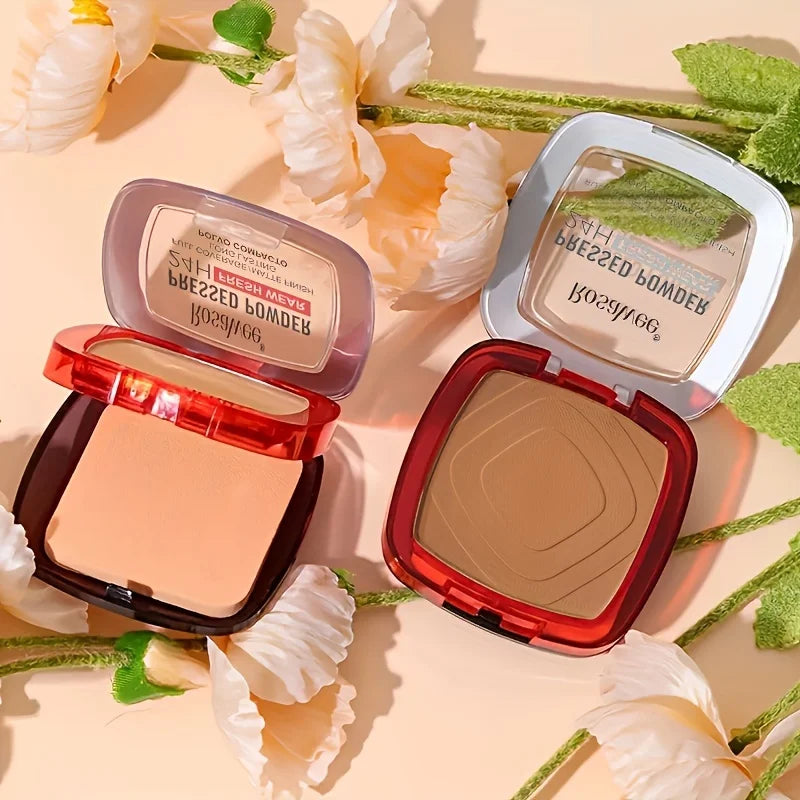 Matte Pressed Powder Foundation – Full Coverage 24H Oil-Control