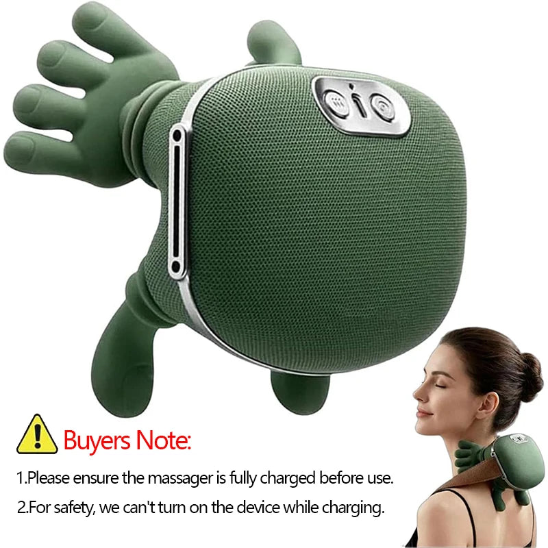 Windaily N7 Neck & Shoulder Massager – 4D Kneading, Heat & 3 Intensity Levels