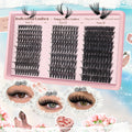 300/120PCS 5D Fluffy Cluster Lashes 30D-100D Natural Thick Eyelash Clusters Individual Lashes DIY Eyelashes Extension Makeup