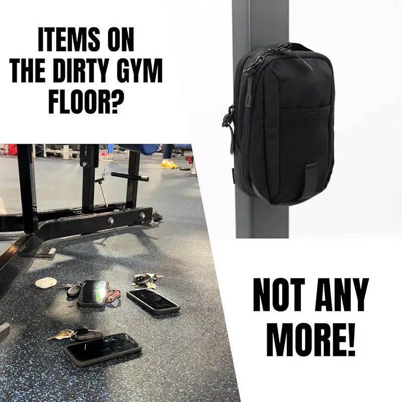 Magnetic water bottle bag, outdoor sports storage phone bag, magnetic fitness phone chest bag