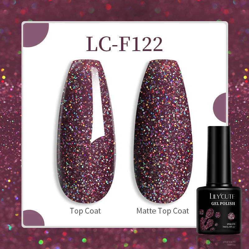 LILYCUTE 129-Color Gel Nail Polish 7ml