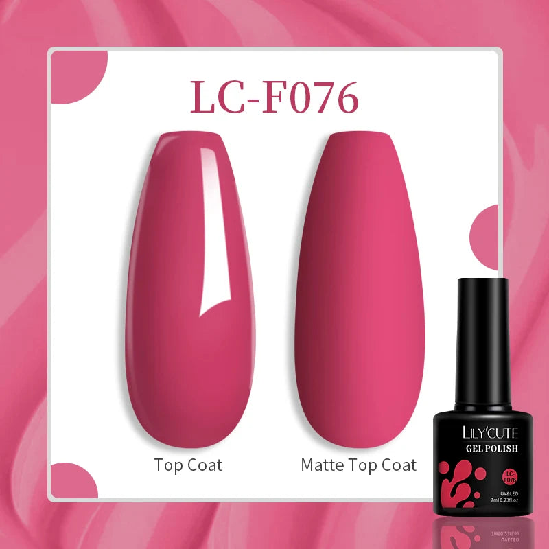 LILYCUTE 129-Color Gel Nail Polish 7ml