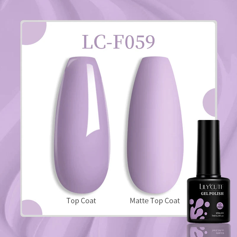 LILYCUTE 129-Color Gel Nail Polish 7ml